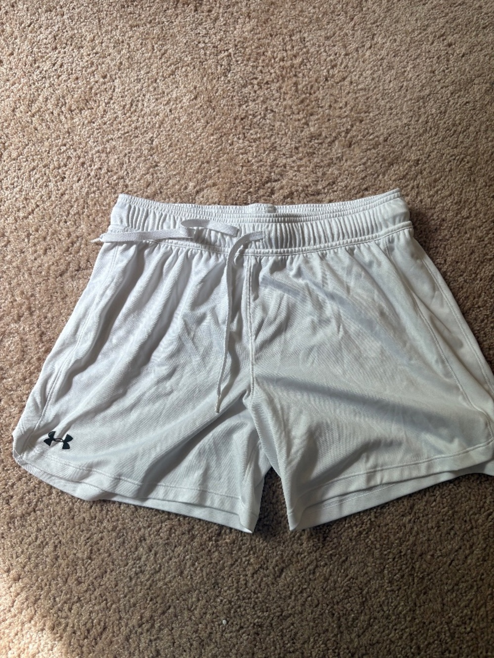 Under Armor White Athletic Shorts
